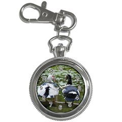 Muscovy Ducks At The Pond Key Chain Watches by IIPhotographyAndDesigns