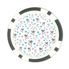 Unicorn, Pegasus And Hearts Poker Chip Card Guard by IIPhotographyAndDesigns