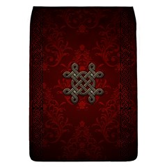 Decorative Celtic Knot On Dark Vintage Background Flap Covers (l)  by FantasyWorld7