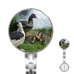Muscovy Family Stainless Steel Nurses Watch by IIPhotographyAndDesigns