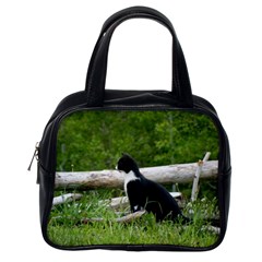 Farm Cat Classic Handbags (one Side)