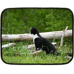 Farm Cat Fleece Blanket (mini)