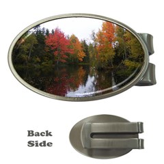 Autumn Pond Money Clips (oval) 