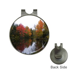 Autumn Pond Hat Clips With Golf Markers