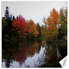 Autumn Pond Canvas 16  X 16   by IIPhotographyAndDesigns