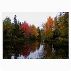 Autumn Pond Large Glasses Cloth by IIPhotographyAndDesigns