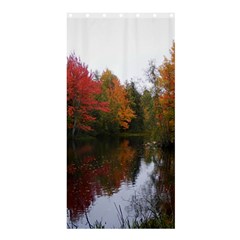 Autumn Pond Shower Curtain 36  X 72  (stall)  by IIPhotographyAndDesigns