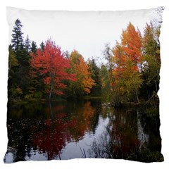 Autumn Pond Standard Flano Cushion Case (two Sides)