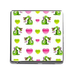 Dragons And Hearts Memory Card Reader (square 5 Slot) by IIPhotographyAndDesigns