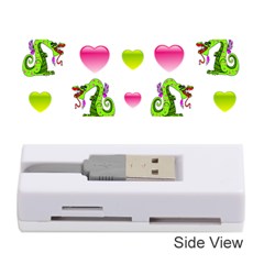 Dragons And Hearts Memory Card Reader (stick) by IIPhotographyAndDesigns