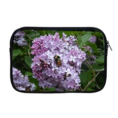 Lilac Bumble Bee Apple Macbook Pro 17  Zipper Case by IIPhotographyAndDesigns
