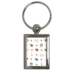 Farm Animals Key Chains (rectangle) 