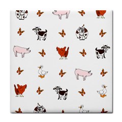 Farm Animals Face Towel