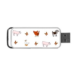 Farm Animals Portable Usb Flash (one Side)