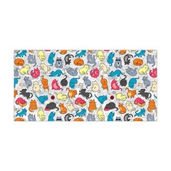 Funny Cute Colorful Cats Pattern Yoga Headband by EDDArt