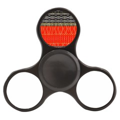 Creative Red And Black Geometric Design  Finger Spinner