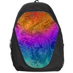 Fractal Batik Art Hippie Rainboe Colors 1 Backpack Bag Front