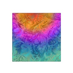 Fractal Batik Art Hippie Rainboe Colors 1 Satin Bandana Scarf by EDDArt