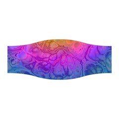 Fractal Batik Art Hippie Rainboe Colors 1 Stretchable Headband by EDDArt