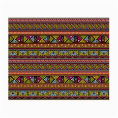 Traditional Africa Border Wallpaper Pattern Colored 2 Small Glasses Cloth (2-side) by EDDArt