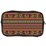 Traditional Africa Border Wallpaper Pattern Colored 2 Toiletries Bags 2-Side Front