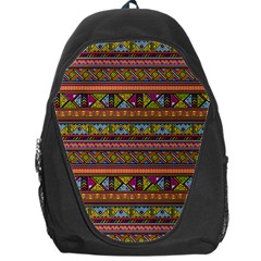 Traditional Africa Border Wallpaper Pattern Colored 2 Backpack Bag by EDDArt