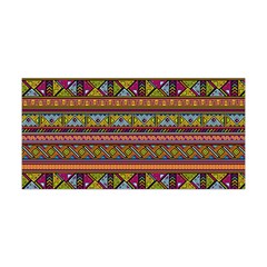 Traditional Africa Border Wallpaper Pattern Colored 2 Yoga Headband by EDDArt