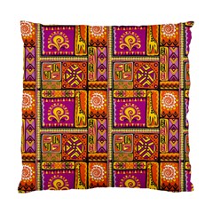 Traditional Africa Border Wallpaper Pattern Colored 3 Standard Cushion Case (two Sides) by EDDArt