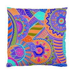 Pop Art Paisley Flowers Ornaments Multicolored 3 Standard Cushion Case (two Sides)