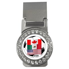 United Football Championship Hosting 2026 Soccer Ball Logo Canada Mexico Usa Money Clips (cz)  by yoursparklingshop