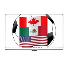 United Football Championship Hosting 2026 Soccer Ball Logo Canada Mexico Usa Business Card Holders by yoursparklingshop