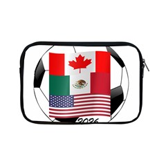 United Football Championship Hosting 2026 Soccer Ball Logo Canada Mexico Usa Apple Ipad Mini Zipper Cases by yoursparklingshop