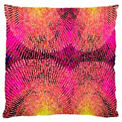 New Wild Color Blast Purple And Pink Explosion Created By Flipstylez Designs Large Flano Cushion Case (one Side) by flipstylezfashionsLLC