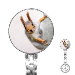 Curious Squirrel Stainless Steel Nurses Watch by FunnyCow