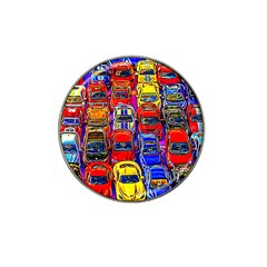 Colorful Toy Racing Cars Hat Clip Ball Marker (10 pack)