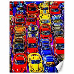 Colorful Toy Racing Cars Canvas 12  x 16  