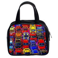 Colorful Toy Racing Cars Classic Handbags (2 Sides)