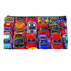 Colorful Toy Racing Cars Pencil Cases by FunnyCow