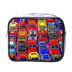 Colorful Toy Racing Cars Mini Toiletries Bags