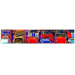 Colorful Toy Racing Cars Large Flano Scarf 