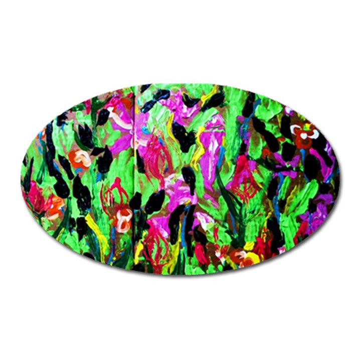 Spring Ornaments 2 Oval Magnet