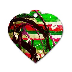 Easter 2 Dog Tag Heart (one Side) by bestdesignintheworld