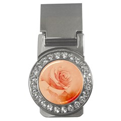 Wonderful Rose In Soft Colors Money Clips (cz)  by FantasyWorld7
