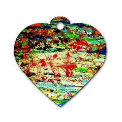 Width 2 Dog Tag Heart (two Sides) by bestdesignintheworld