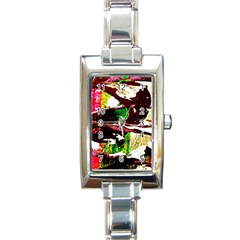 Easter 3 Rectangle Italian Charm Watch