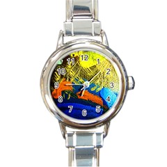 I Wonder 3 Round Italian Charm Watch