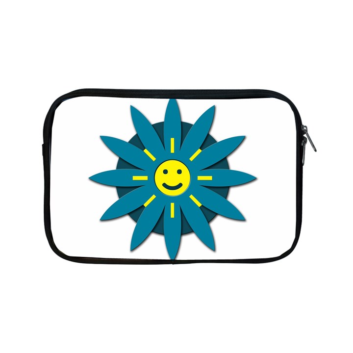 Smiley flower Apple iPad Mini Zipper Cases