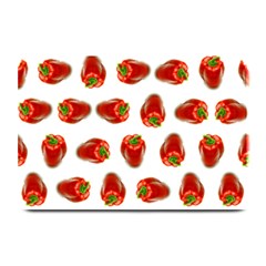 Red Peppers Pattern Plate Mats by SuperPatterns