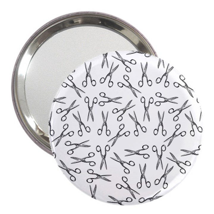 Scissors pattern 3  Handbag Mirrors