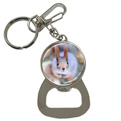 Squirrel Looks At You Bottle Opener Key Chains by FunnyCow